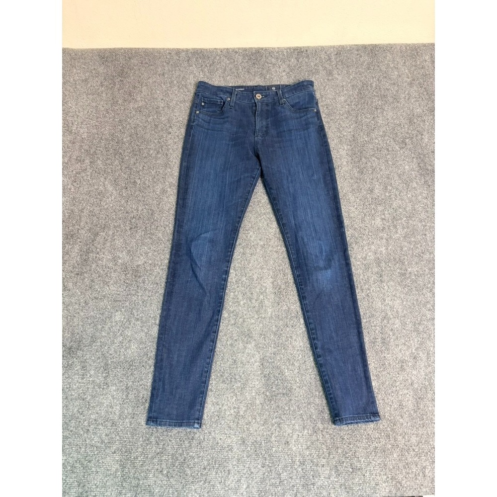 AG Adriano Goldschmied‎ the Farrah High Rise Skinny Ankle Blue Jeans Size 27R